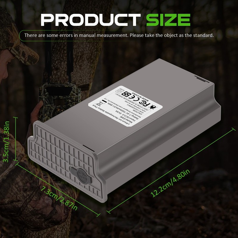 ✅4x Battery Replace for Tactacma Hunting Camera Reveal X Gen 3.0, 2.0, X Pro 3.0 gallery