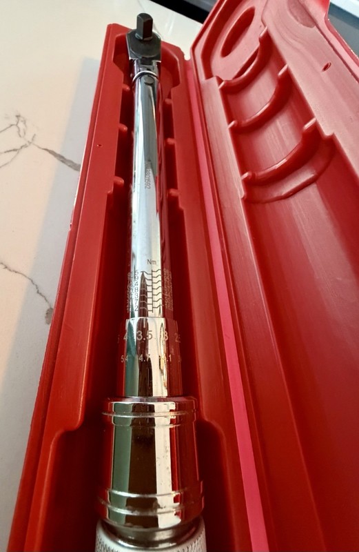 Snap on QD2FR75 -3/8" Dr. Click-Type Flex-Head Torque Wrench with Carry Case gallery