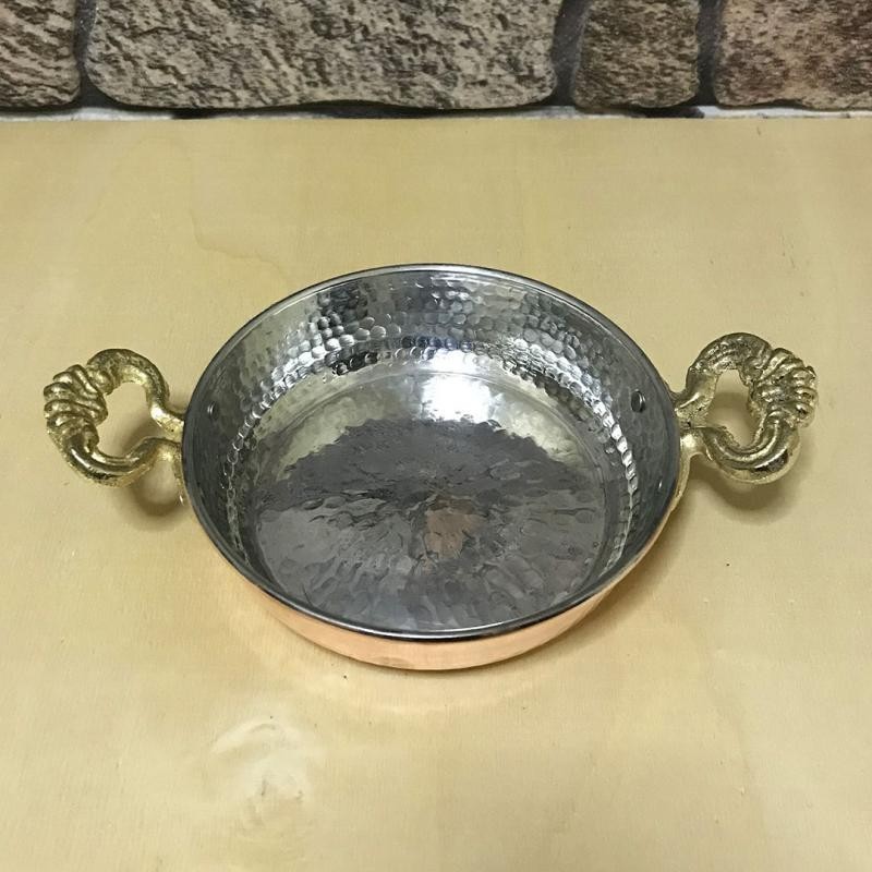 Handmade 17 cm 6.70" Traditional Copper Egg Omelette Pan gallery