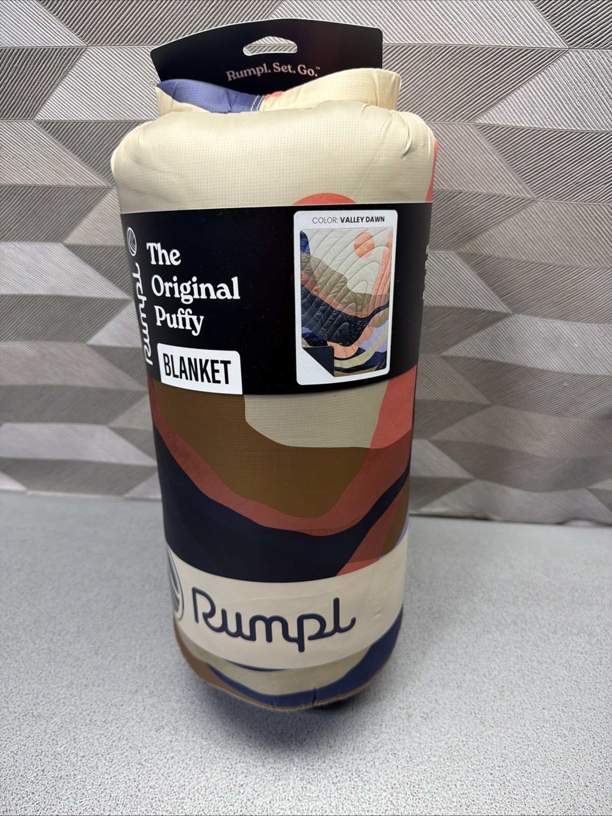 RUMPL THE ORIGINAL PUFFY BLANKET VALLEY DAWN 1 PERSON gallery