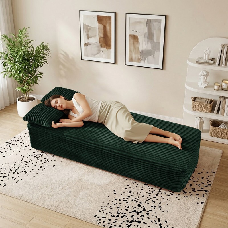 Compression Sofa-Convertible Sleeper Sofa Bed,Floor Couch with Fixed-Shape Frame gallery