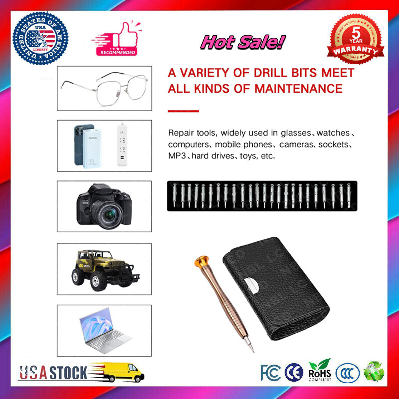 25 IN1 Small MINI REPAIR PRECISION SCREWDRIVER TORX TOOL KIT SET PHONES FIX US gallery