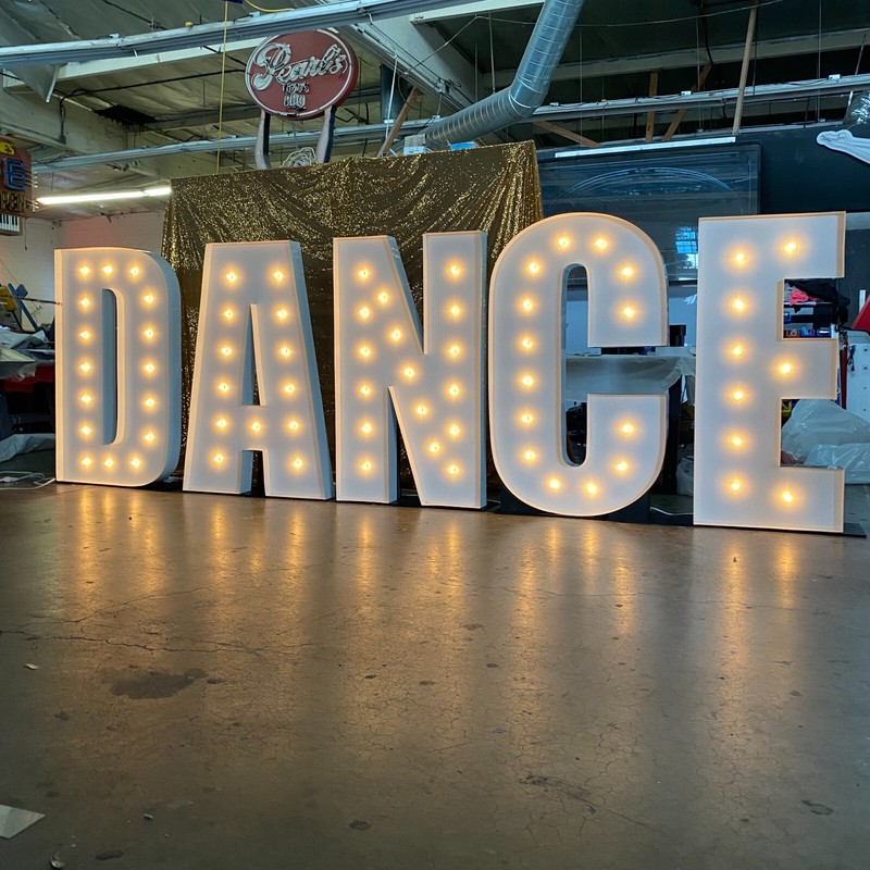 Extra Large Marquee Letters 5ft Tall |Giant Light Up Letters and Numbers 5ft 6ft gallery