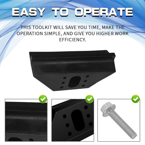 Car Battery Mount Bracket Kit, 14005061, Stainless Steel & Rubber, Black gallery