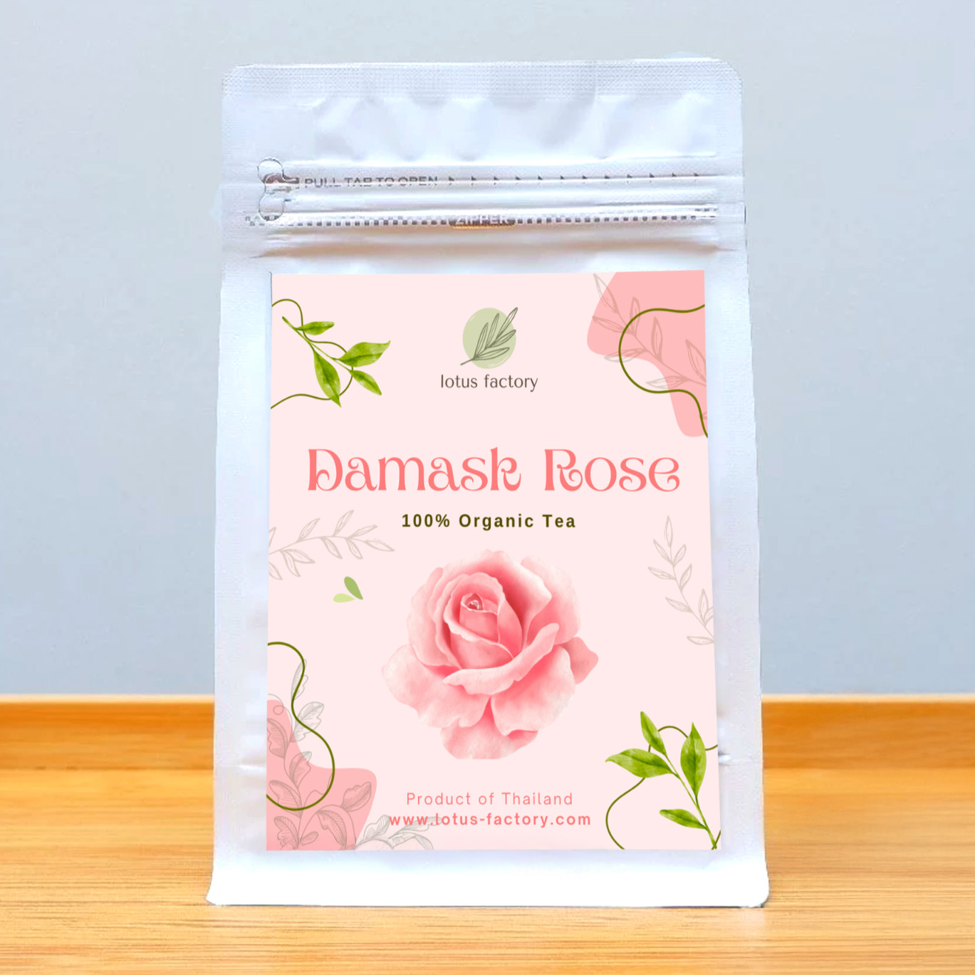Organic Damask Rose Tea | 100% Natural Dried Rose Petals | Floral Herbal Infusio gallery