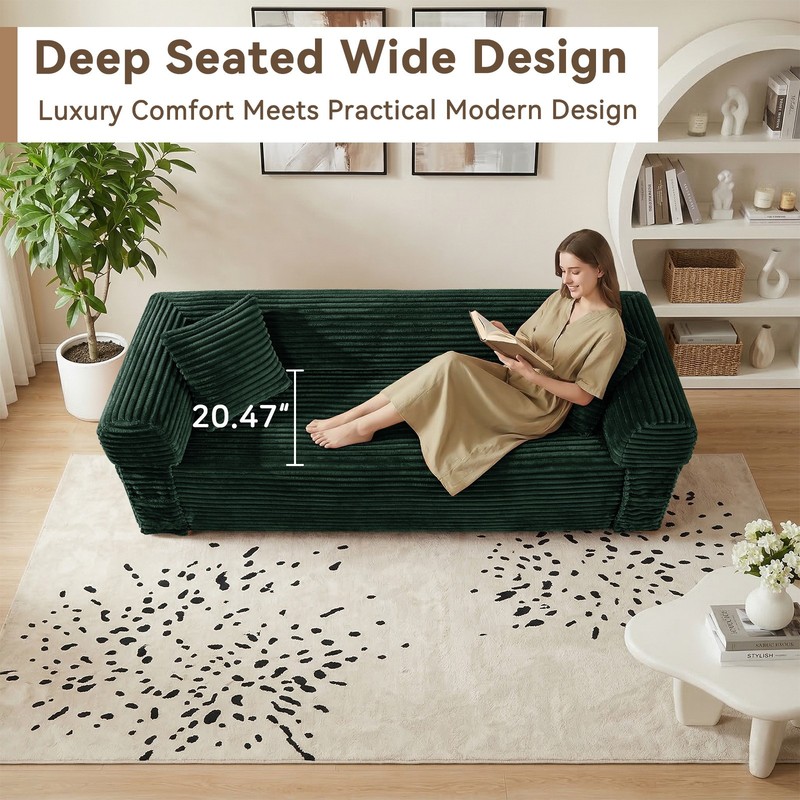 Compression Sofa-Convertible Sleeper Sofa Bed,Floor Couch with Fixed-Shape Frame gallery