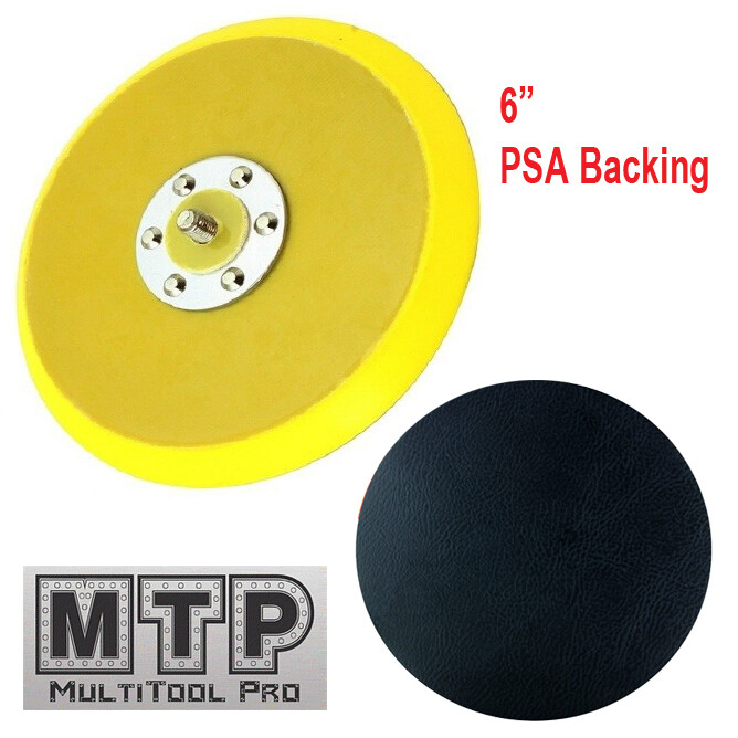 6" 148mm PSA Sanding Pad 5/16" 24 TPI Thread DA Sander Grinder Polishing gallery