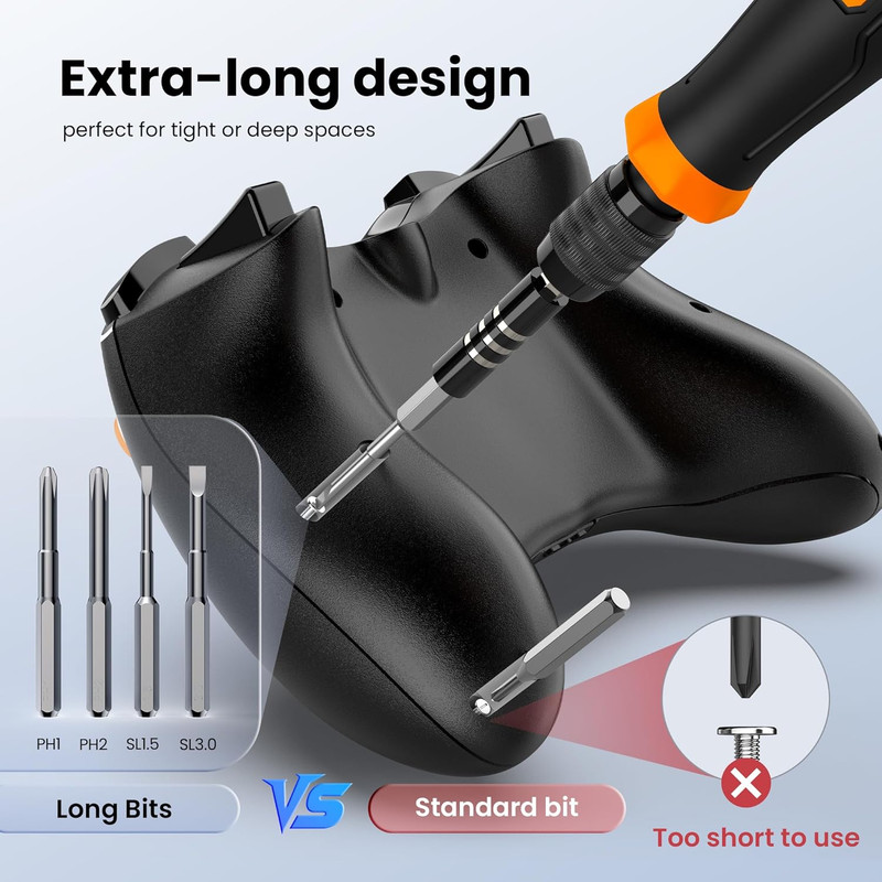 152 in 1 Precision Screwdriver Set, Tool Gifts for Men, Magnetic Tool Kit with T gallery