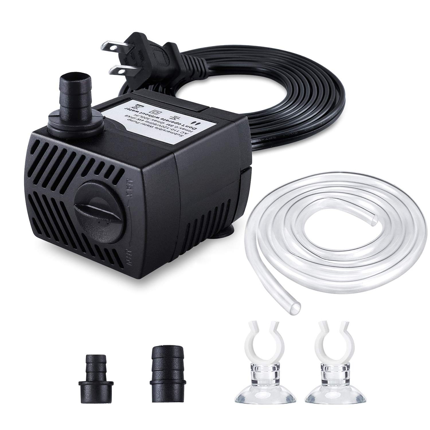 80GPH Submersible Durable Outdoor Fountain Pump 4W 300L/H Water Fountain gallery