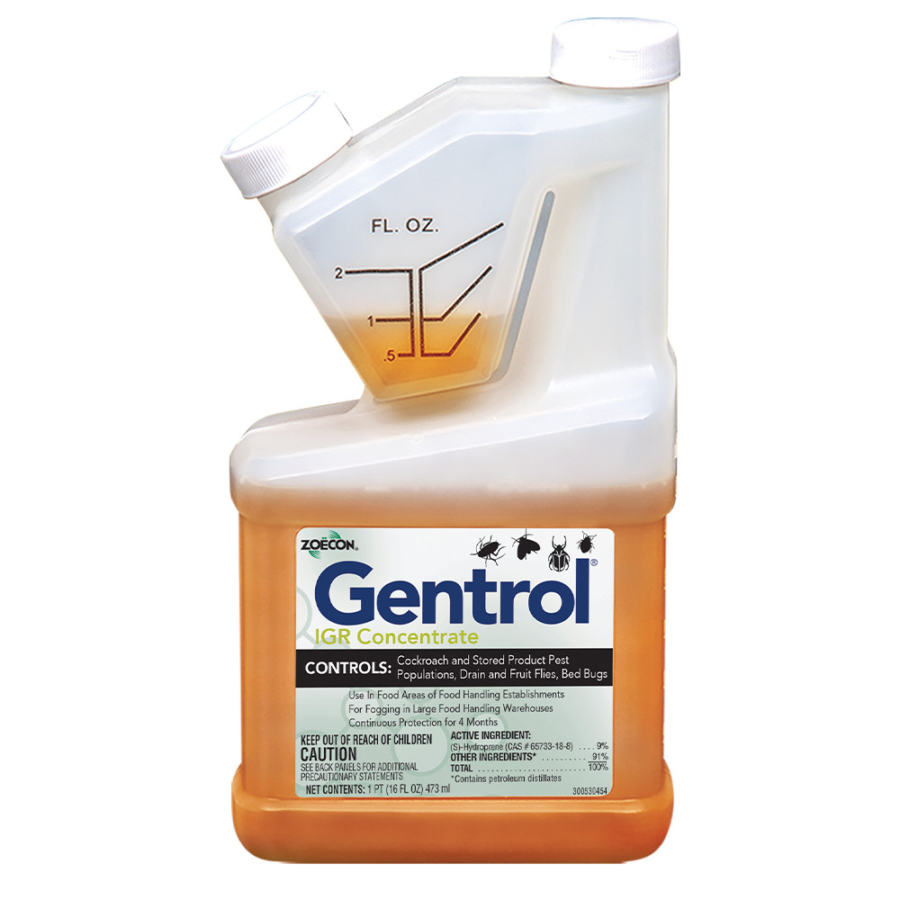 Gentrol IGR Concentrate 16 fl oz Kills Cockroaches Bed Bugs Fruit & Drain Flies gallery