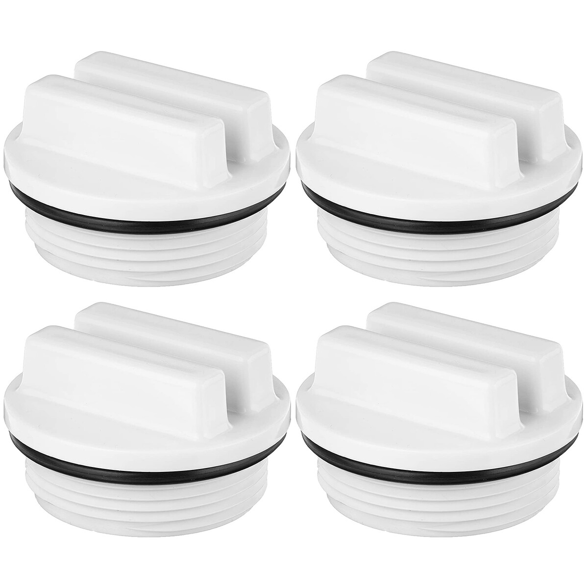 XtremepowerUS 4pcs 1.5" Pool Spa Return Line Winterizing Pool Filter Drain Plug gallery