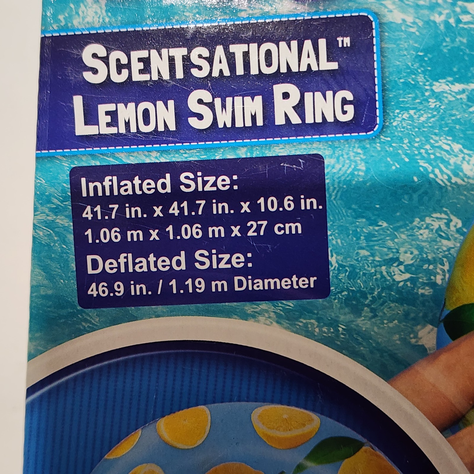 Bestway H2OGO! Scentsational Lemon Scented Inflatable Swim Ring Pool Float Ages gallery