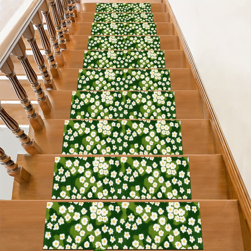 Non-Slip Stair Treads: Soft, Easy-To-Clean Home Decor Rugs That Provide Quiet gallery