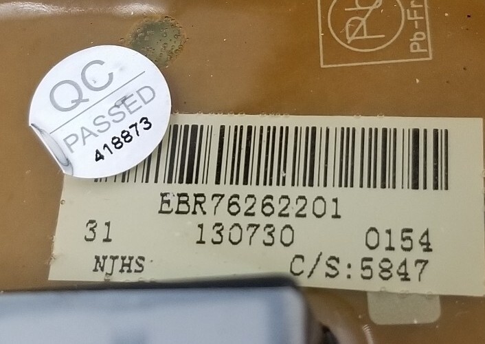 (Same Day Ship) LG Washer Control EBR76262102 EBR76262201 gallery