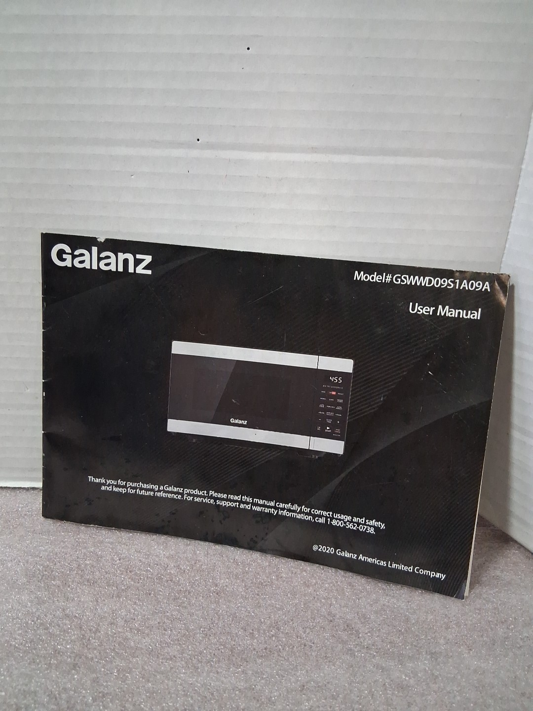 User Manual for Galanz Americas Microwave Model# GSWWD09S1A09A gallery