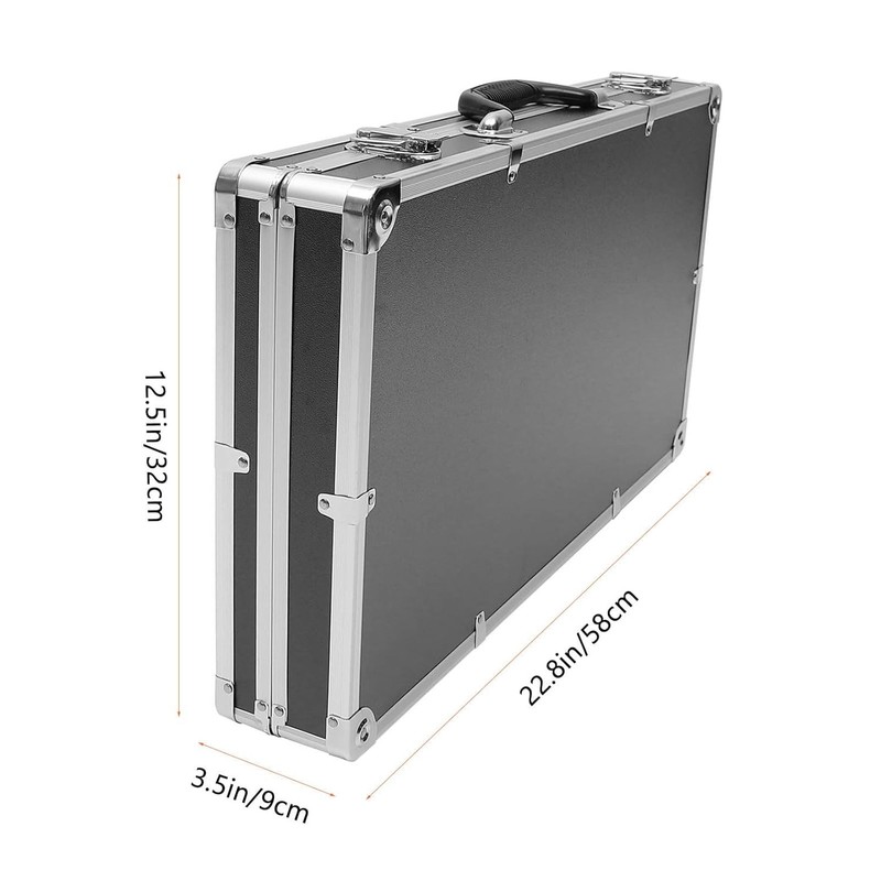 Large Tool Box Aluminum Hard Carrying Case with Foam Universal Protective gallery