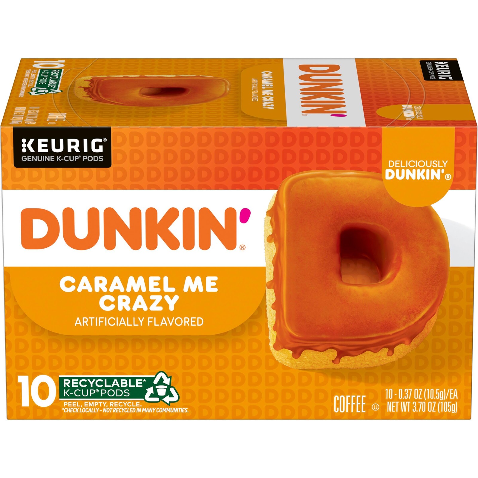 Dunkin' Caramel Me Crazy Flavored Coffee, 60 Keurig 10 Count (Pack of 6) gallery