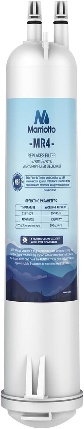MARRIOTTO MRW4 Refrigerator Water Filter fits EDR3RXD1 4396841 46-9083 9030 9083 gallery