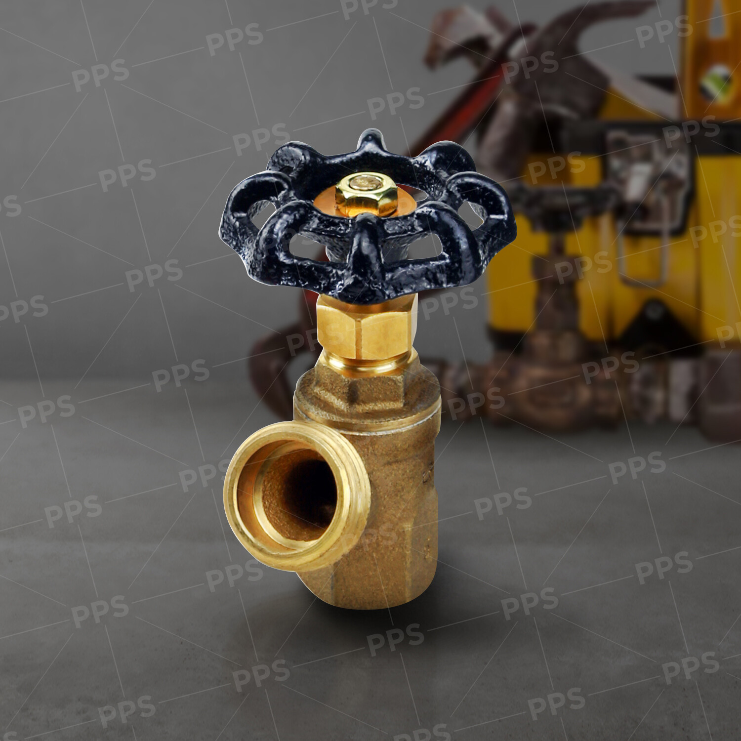 Midline Valve Boiler Drain Valve with Stuffing Box 1/2"in FIP x 3/4"in MHT Brass gallery