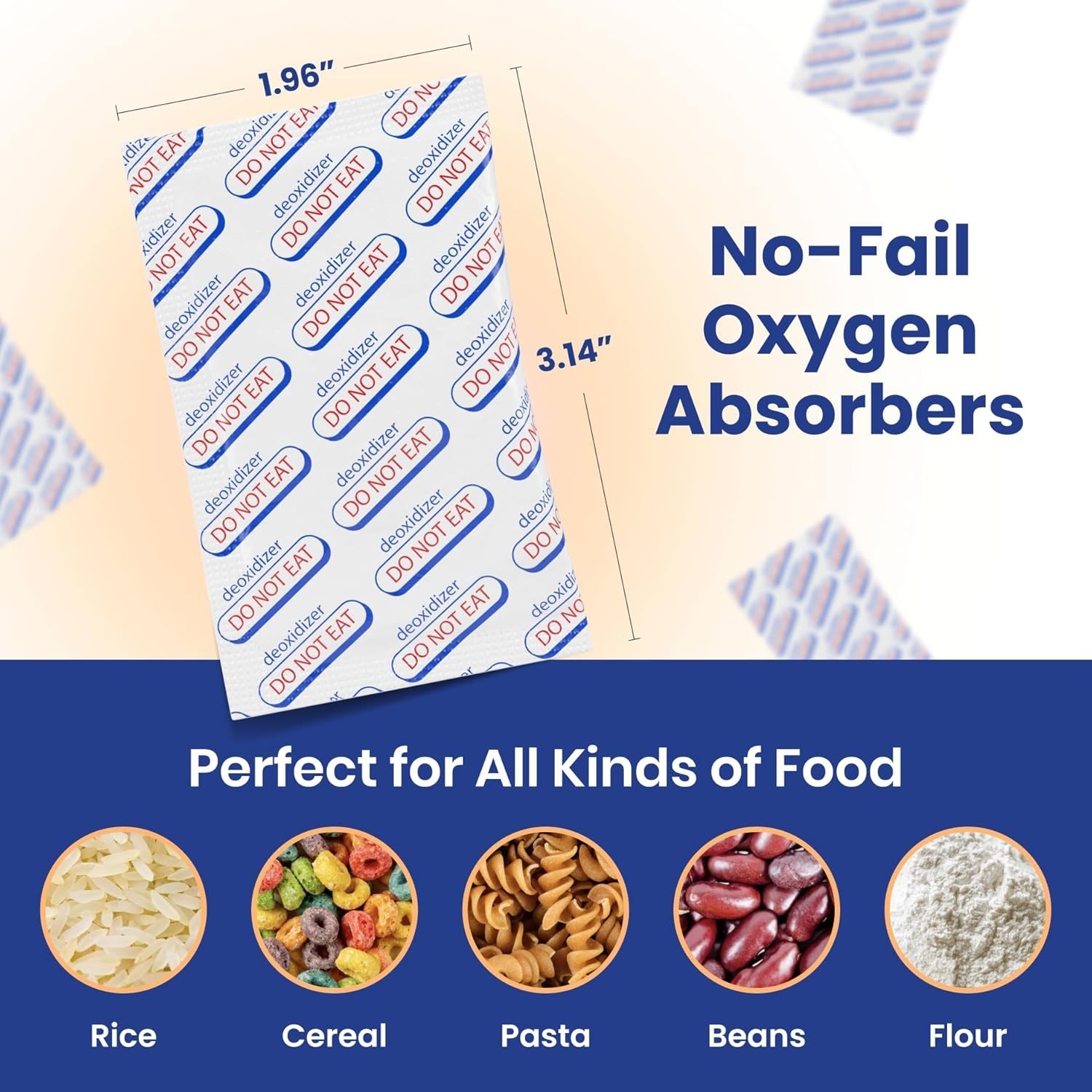 2500cc Oxygen Absorbers 20ct Individually Sealed for Long Term Food Storage gallery
