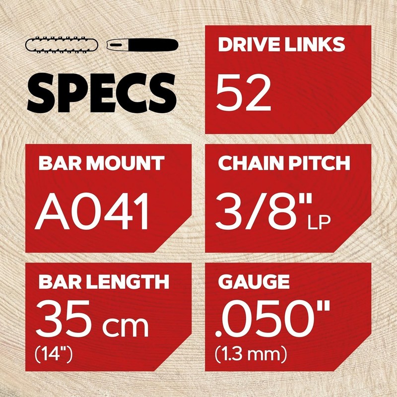 Low Vibration 14-Inch Chainsaw Chain Set gallery