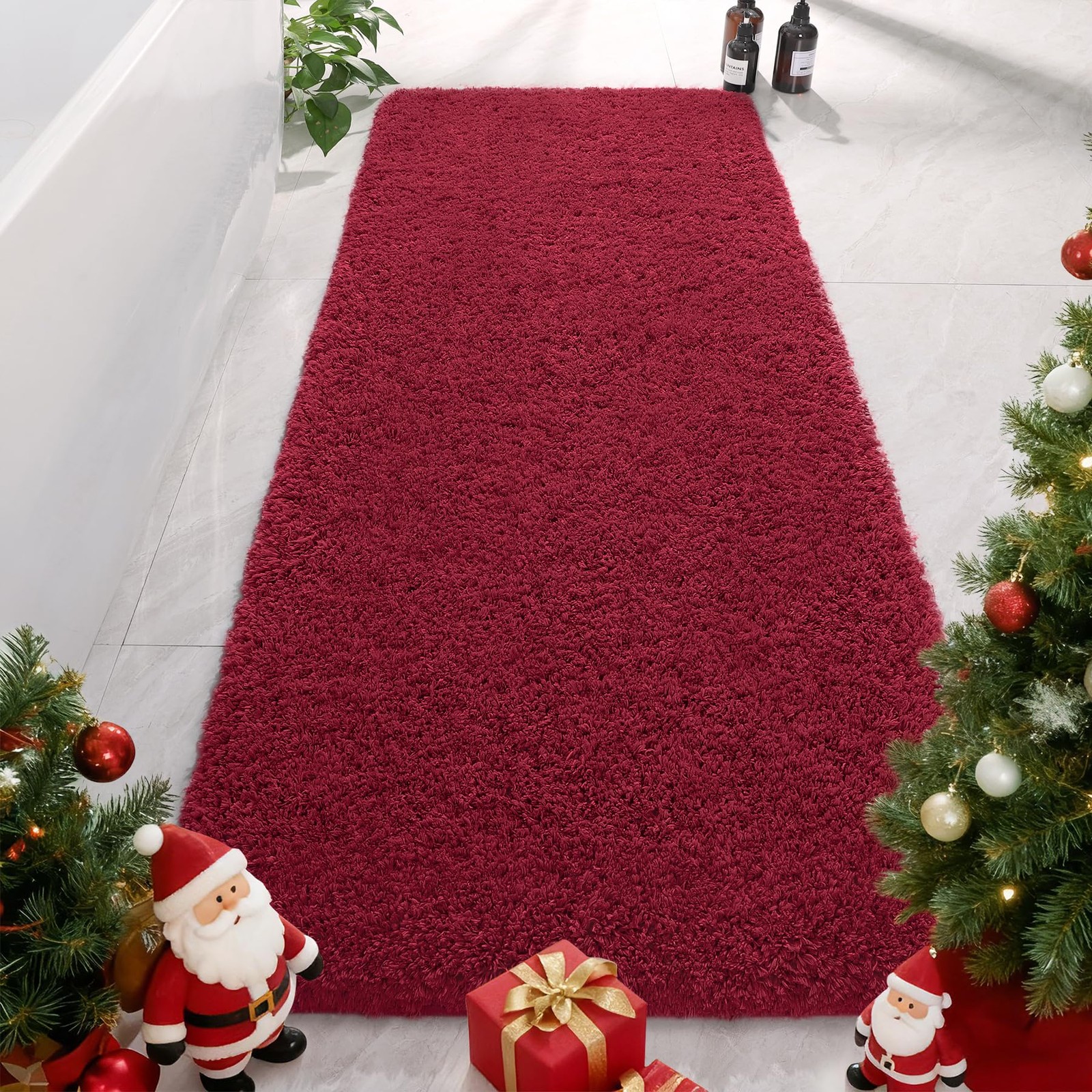 Luxury Long Bathroom Runner Rug, 24x60 Inch Thick Soft and Absorbent Microfib... gallery