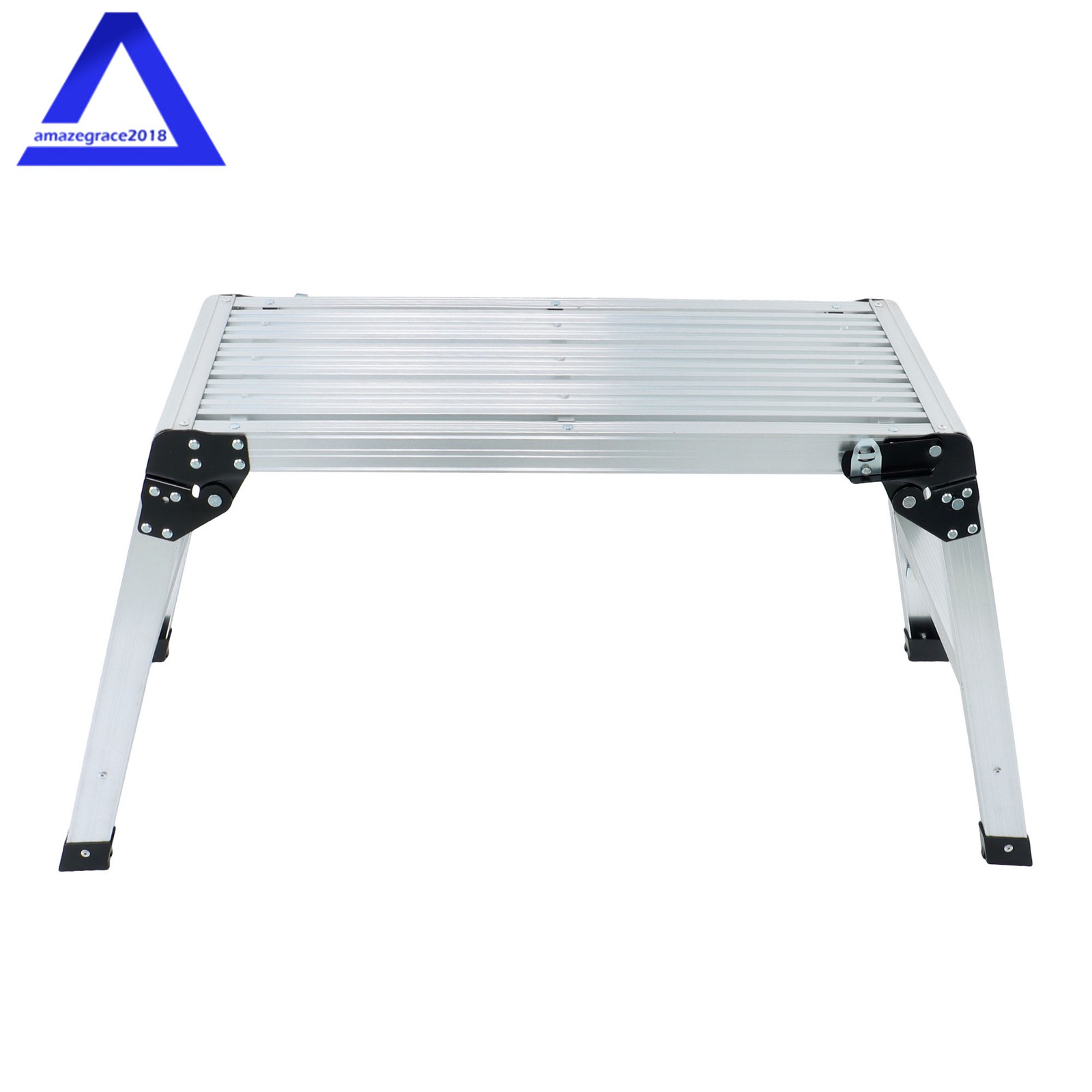 Work Platform Aluminum Step Ladder of Capacity 330 LBS Folding Ladders Stool gallery