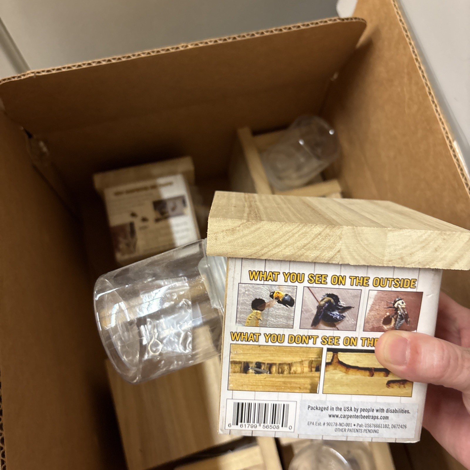 New Bees 'N Things Outdoor Carpenter Bee Traps - Lot of 8 gallery