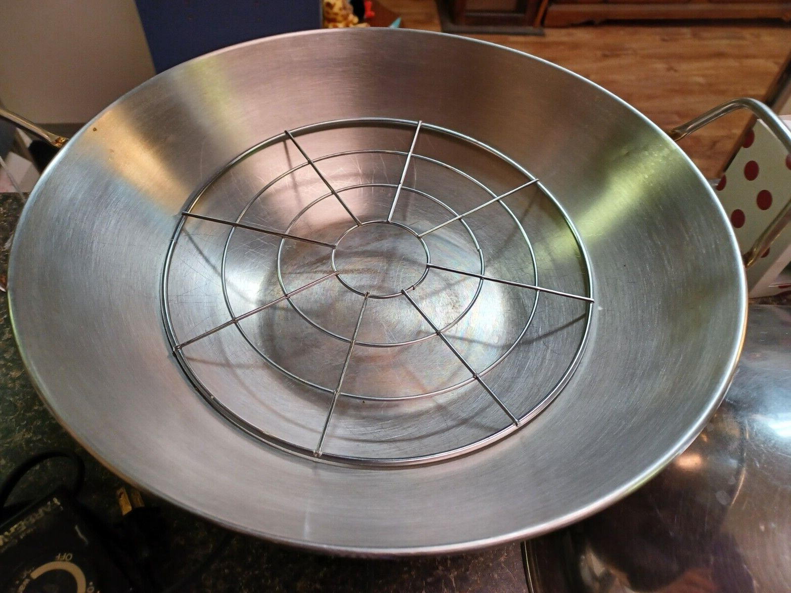 Farberware Electric Wok Model 303 Stainless Steel Dome Lid Cord & Rack - Tested gallery