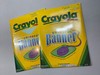 2pack Crayola Colorful Banner Paper - 3 Colorful Banners In Each Pk - New Sealed gallery