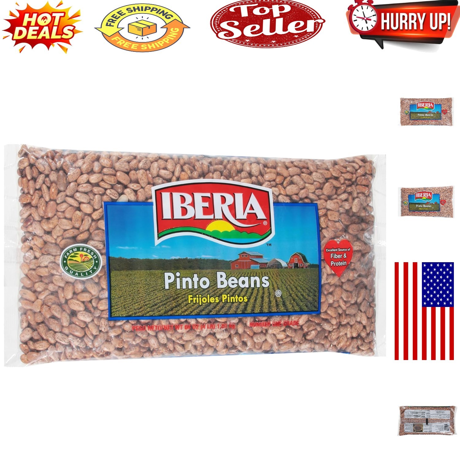 4 lb Pinto Beans - Versatile, Nutrient-Rich & Cost-Effective gallery
