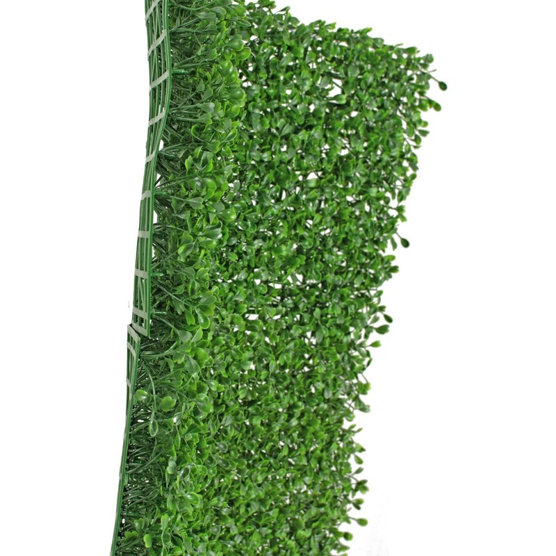 Artificial Boxwood Topiary Wall Panels, Green Hedges and Privacy Screen, 8 SQFT gallery