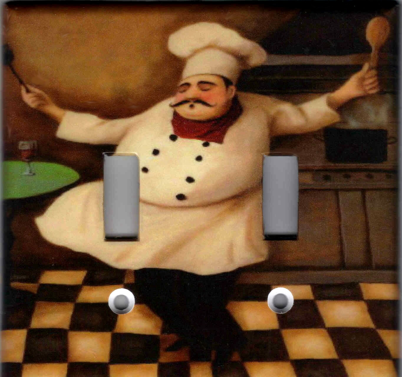 FAT CHEF - FAT CHEF KITCHEN HOME DECOR LIGHT SWITCH PLATES AND OUTLETS gallery