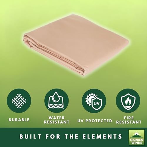 Durable 350 Replacement Canopy Top Compatible with Red Shed Swing Model Beige gallery