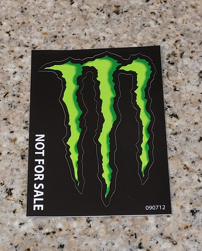 Monster Energy Bundle Monster CLAW Logo Sticker + PROMO Surfboard Bottle Opener gallery