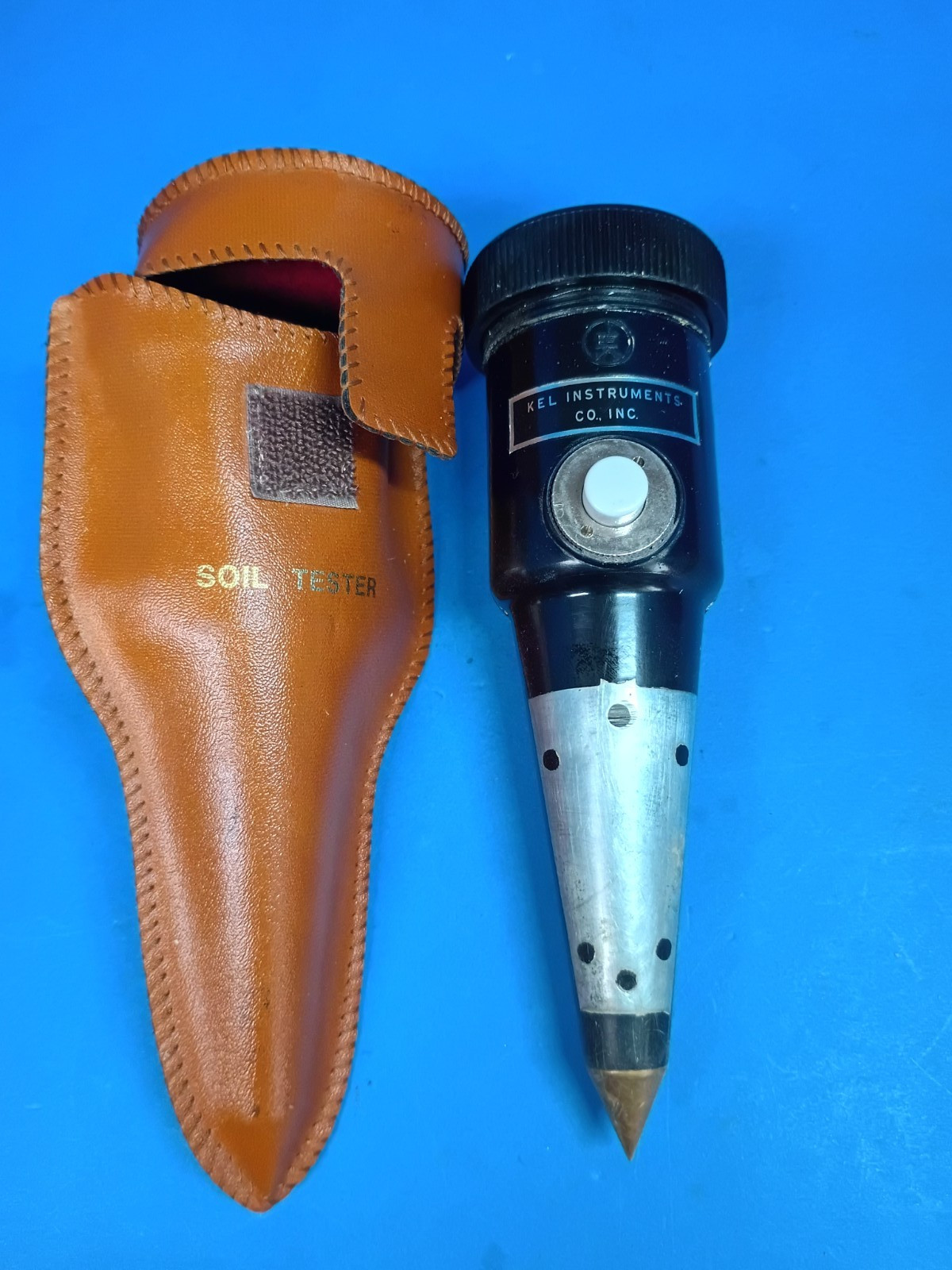 Vtg KEL Instruments Kelway Soil tester Japan made W/ Case gallery