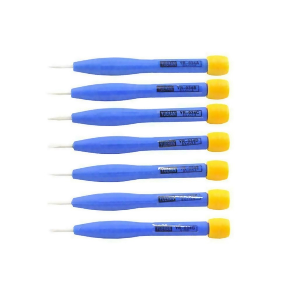 7x Ceramic Screwdriver Tool Anti static Non magnetic Conductive Repair Tool D