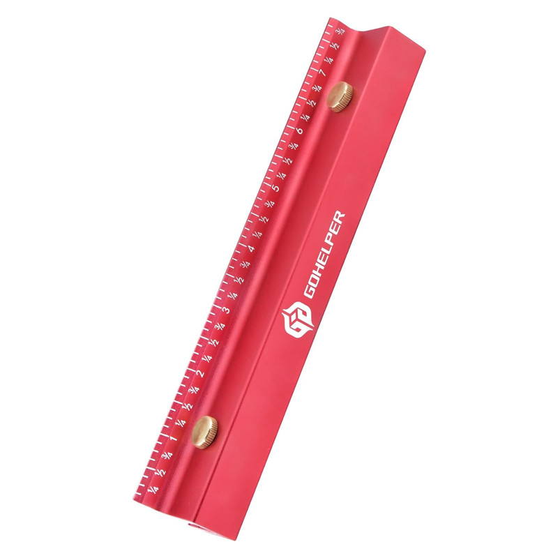 8 Inch Removable Carpenter Framing Square Fence with Edge Marking Ruler, Anodize gallery