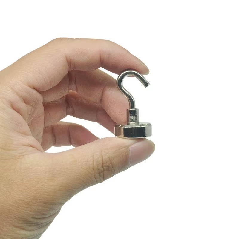 10 Pack Dia Strong Magnetic Hook Hanger N52 Neodymium Clamping Magnet Hooks USA gallery