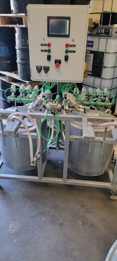 2-Head Semi-Automatic Keg Washer