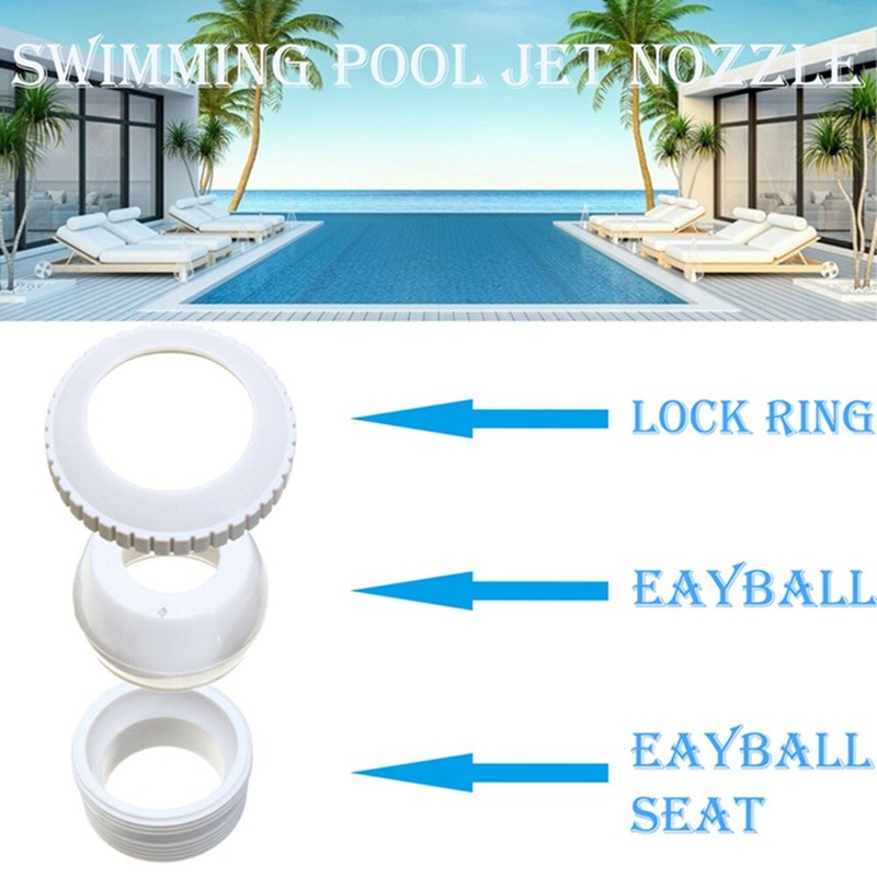 1-5 Universal Swimming Pool Nozzle Pool Spout Fitting Spa 180° Return Jet Nozzle gallery