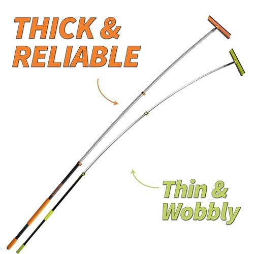 5-24 ft Window Washer Squeegee Kit with Extension Pole (30+ Foot Reach) 24 feet gallery