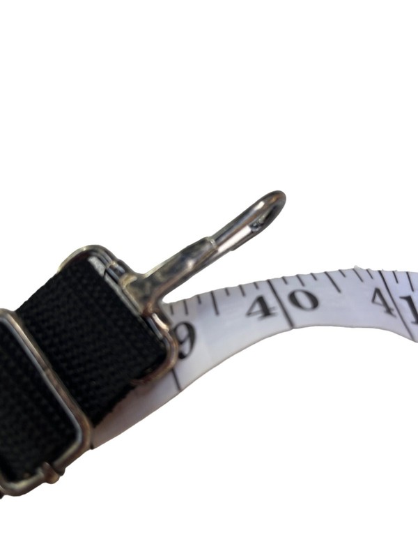Adjustable Black Nylon Strap With Metal Clasp Hooks A73 gallery