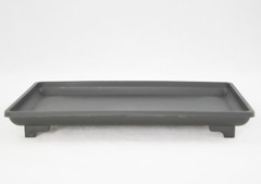 1 Rectangular Black Plastic Humidity/Drip Tray for Bonsai Tree 9″x 6″x 1″