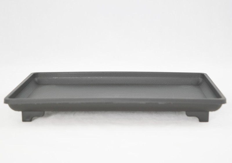 1 Rectangular Black Plastic Humidity Tray for Bonsai Tree + Rock 10.5"x 7"x 1" gallery
