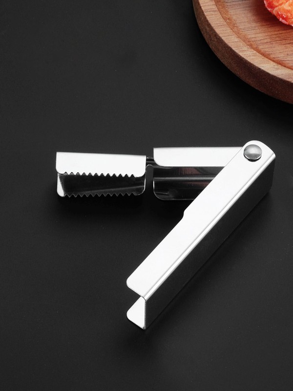 Practical Portable Crawfish Shelling Seafood Tools Peeler Stainless Steel Pocket gallery