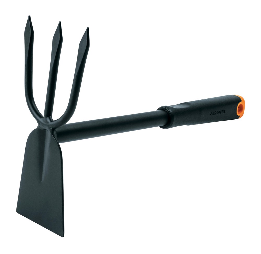 Fiskars Cultivator Hoe Hand Garden Tool with Hanging Hole