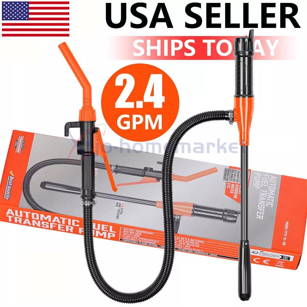 Battery Powered Electric Fuel Transfer Pump Portable Gas Oil Liquid Pump gallery