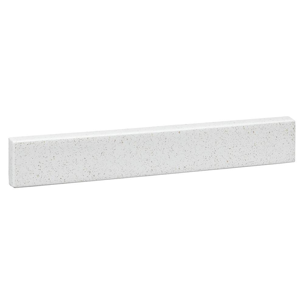 17-7/8 in. Solid Surface Technology Sidesplash in Arctic - New gallery