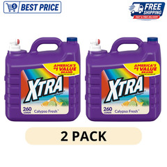 (2 Pack) Xtra Liquid Laundry Detergent Calypso Fresh Scent 312 fl oz, 260 Loads